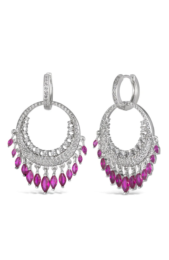 Victoria 12 Ruby Red Earrings