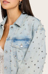 Toddie Crystal Denim Jacket