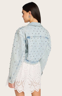 Toddie Crystal Denim Jacket