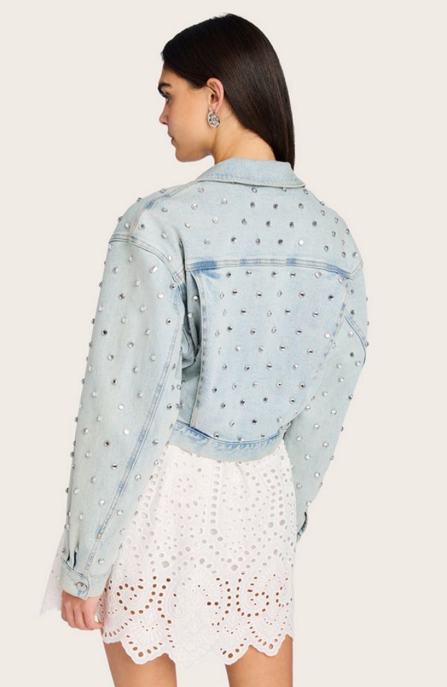 Toddie Crystal Denim Jacket