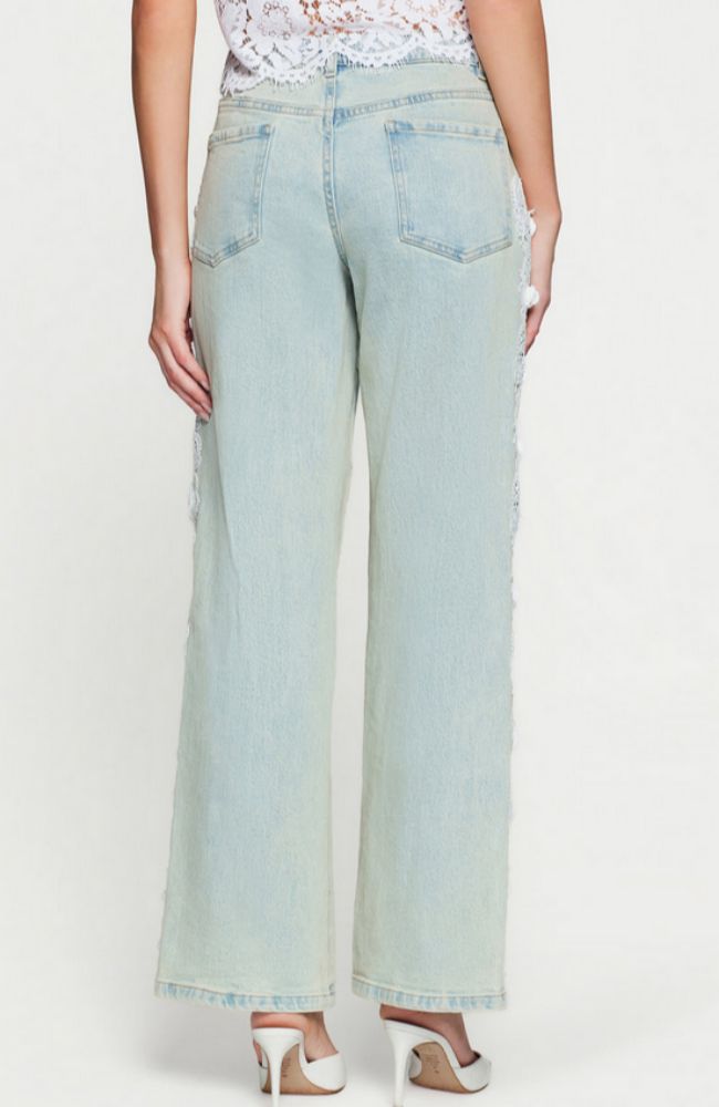 Esme 3D Lace Combo Jeans