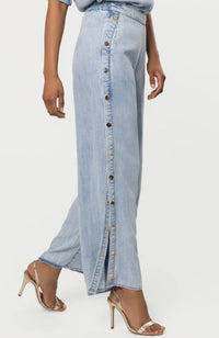 Josalyn Denim Snap Pants