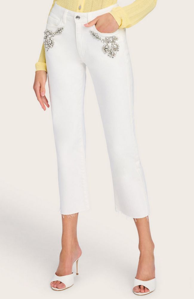 Carolyn Crystal Denim Pants