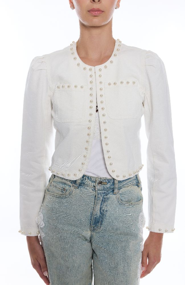 Emilie Pearl Denim Jackets
