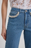 Baylor Pearl Crystal Jeans