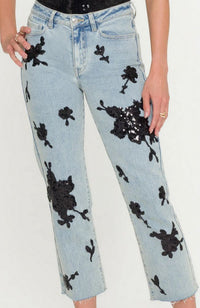 Bella Sequin Embellished Jeans