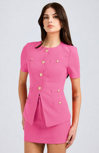 Reyes Crepe Jacket