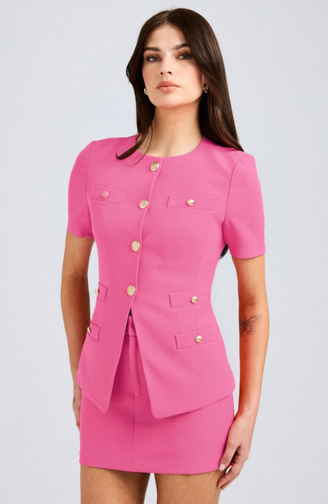 Reyes Crepe Jacket