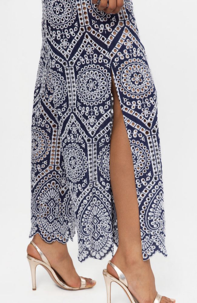 Fifi Cotton Eyelet Pants
