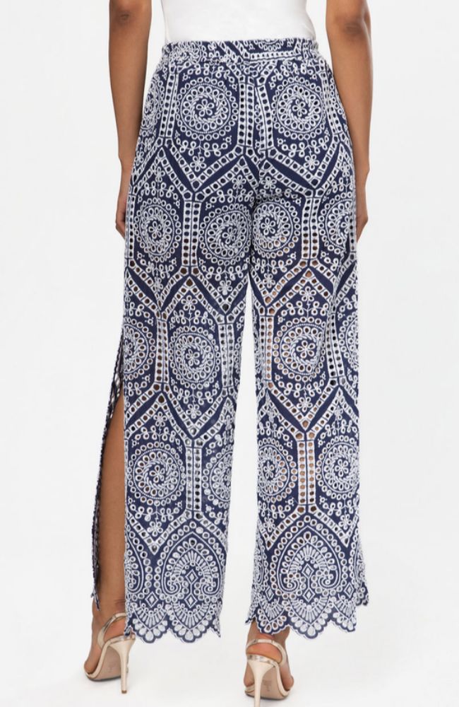 Fifi Cotton Eyelet Pants