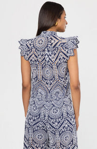 Romy Cotton Eyelet Shirt