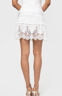 Ilsa Lace Combo Floral Skirt