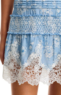 Ilsa Lace Combo Floral Skirt