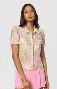Mina Floral Voile Top