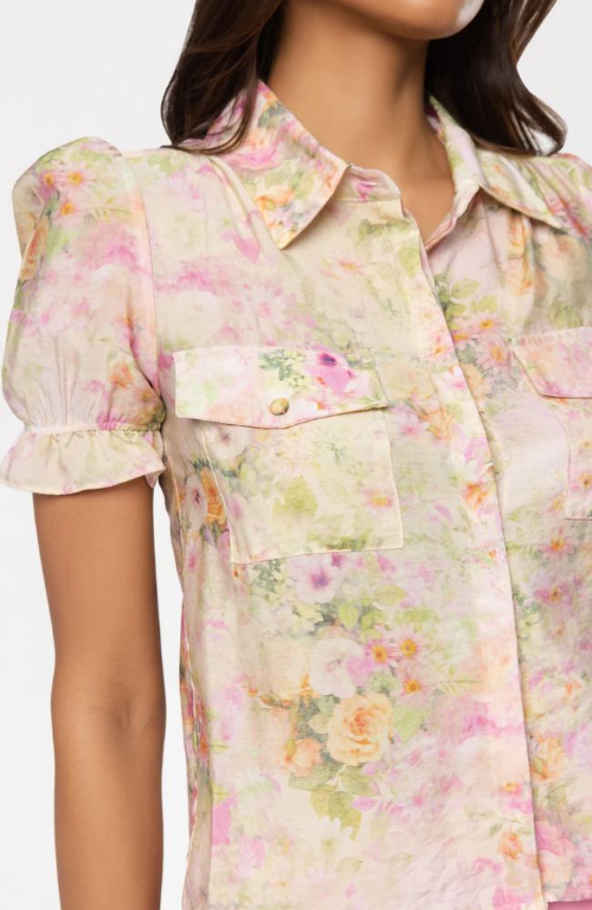 Mina Floral Voile Top