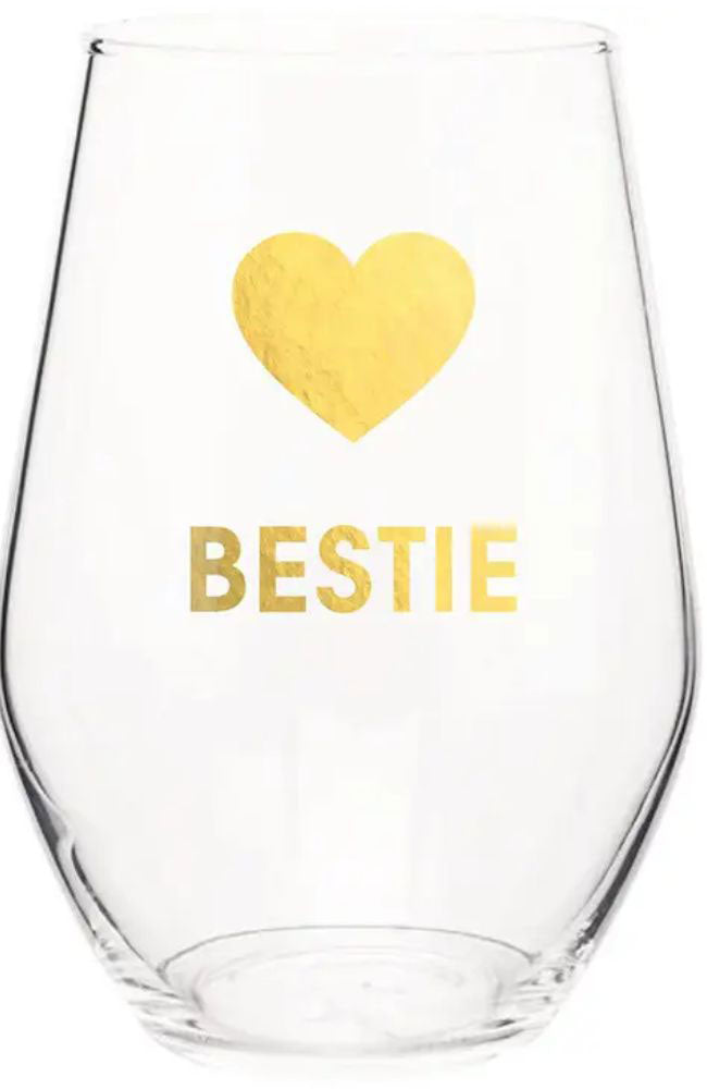 Bestie Wine Glass
