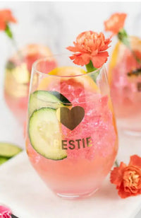 Bestie Wine Glass