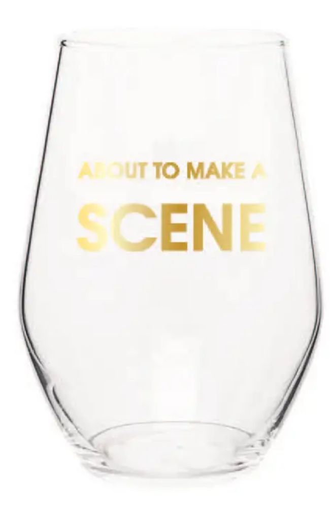 Make a Scene Wine Glass