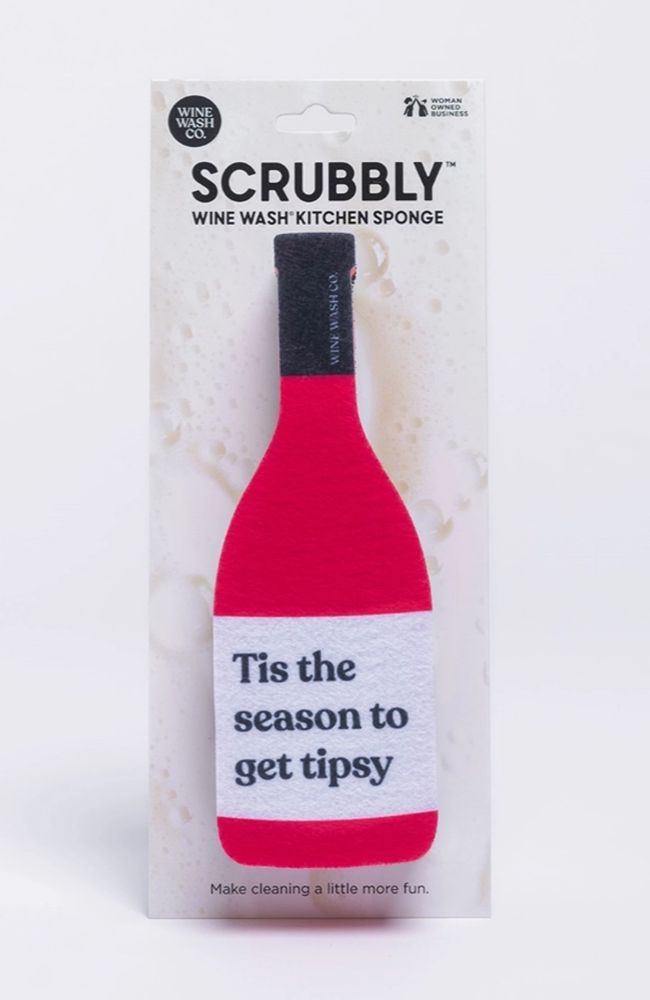 Holiday Tipsy Scrubbly Sponge