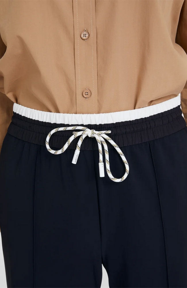 Drawstring Waist Stripe Pant