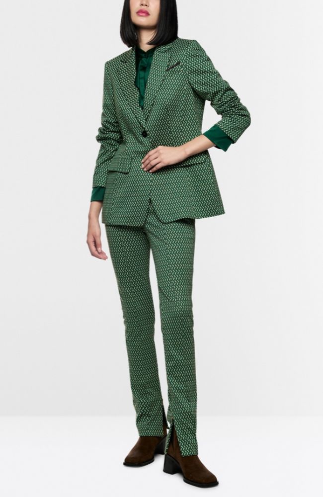 Dark Jade Green Blazer