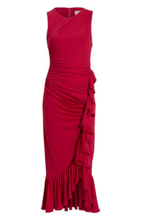 Fatima Dress in Burgundy Plum