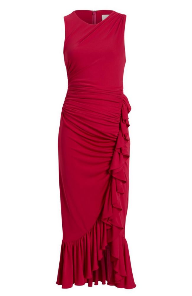 Fatima Dress in Burgundy Plum