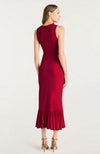 Fatima Dress in Burgundy Plum