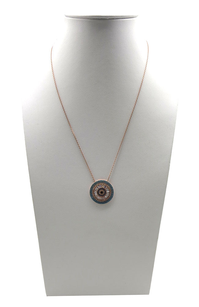 Rose Gold Zeus Necklace