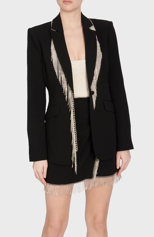 Rhinestone Fringe Cheyenne Blazer