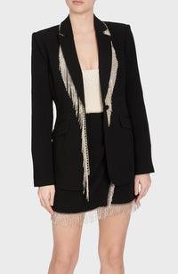 Rhinestone Fringe Cheyenne Blazer
