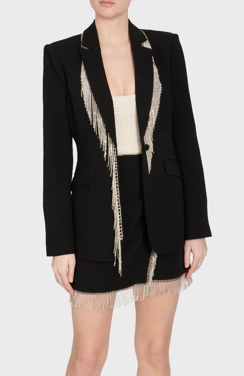Rhinestone Fringe Cheyenne Blazer