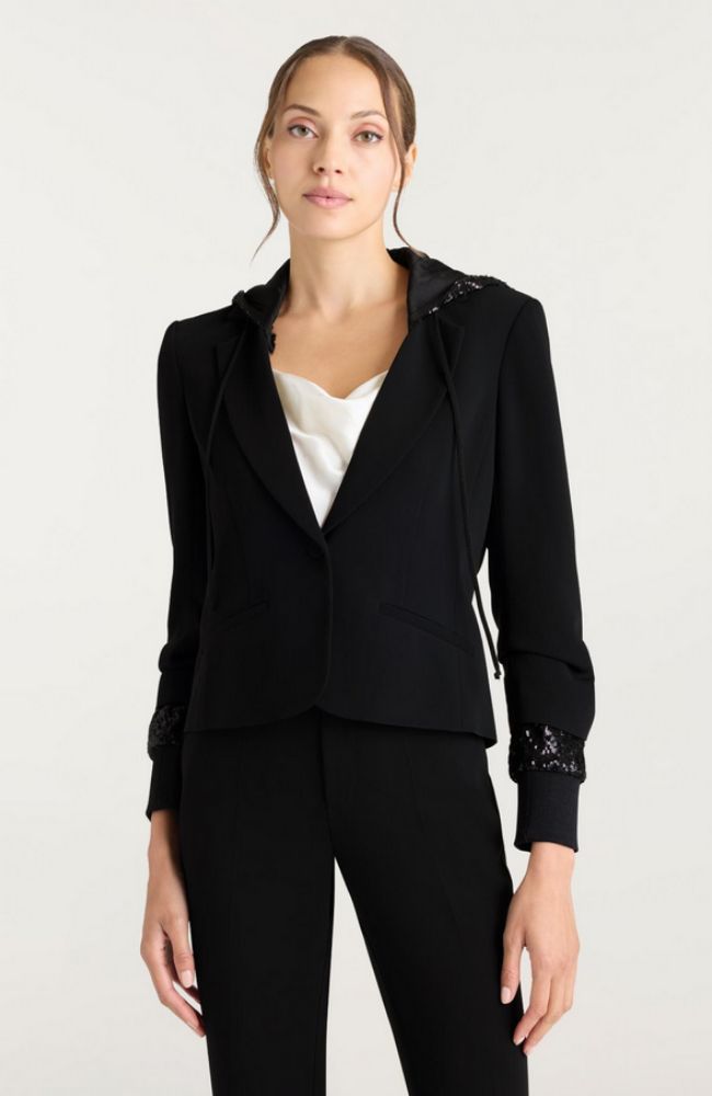 Sequin Hood Le Petit Khloe Jacket