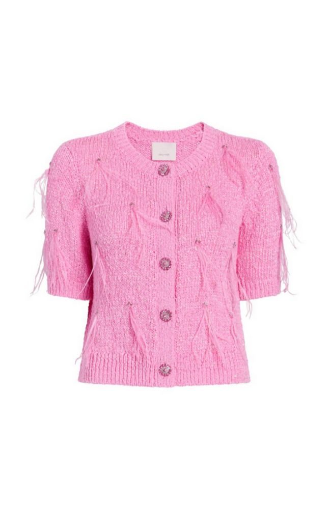Coralie Cardigan in Electric Pink