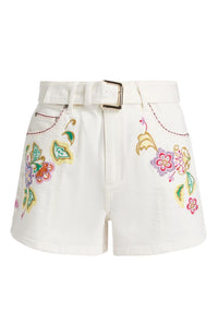 Jardin Boheme Belted Short