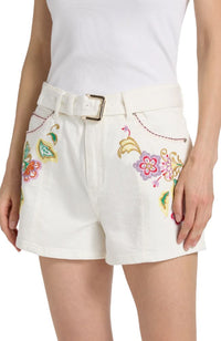 Jardin Boheme Belted Short