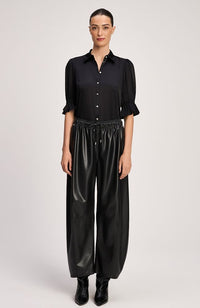 Vegan Leather Brooks Pant