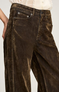 Flocked Betsy Jeans