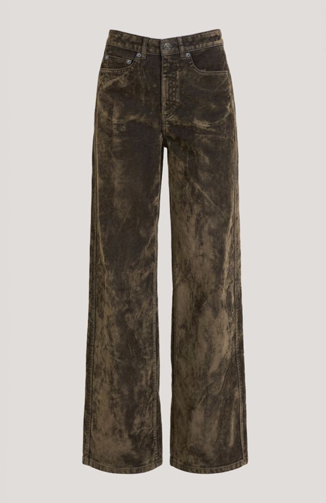 Flocked Betsy Jeans