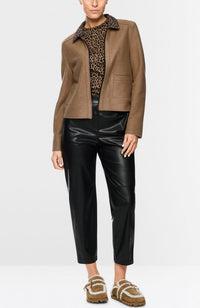 Leopard Collar Jacket