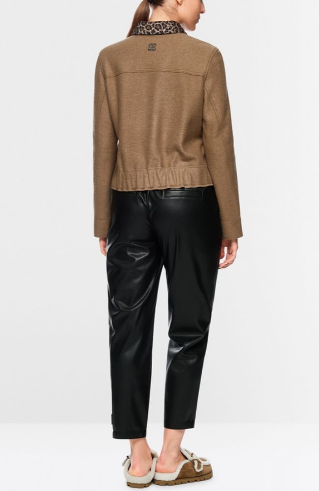 Leopard Collar Jacket