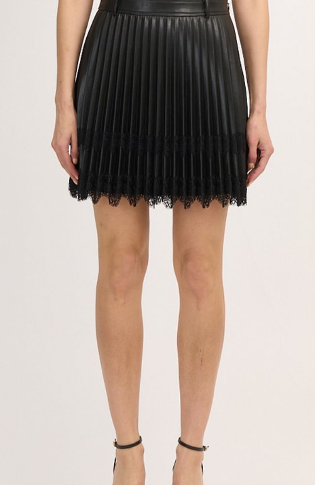 Vegan Leather Laney Skirt