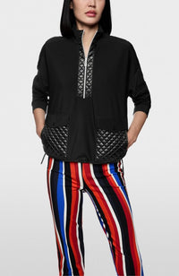 Black Half Zip Sweatshirt