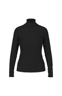 Black Turtleneck Tee