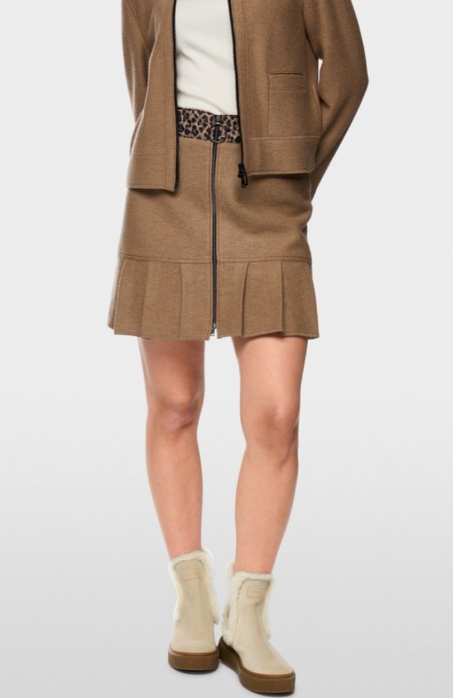 Leopard Trim Skirt – shoprodeodrive