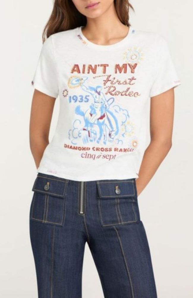Aint My First Rodeo Shrunken Tee