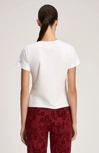 Merci Ruffle Shrunken Tee