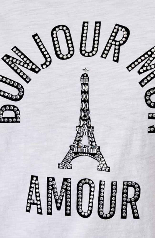 Rhinestone Eiffel Tower Tee