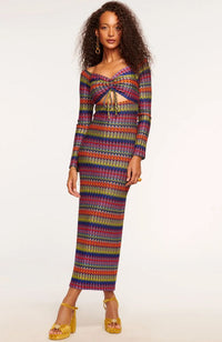 Grace Chevron Dress