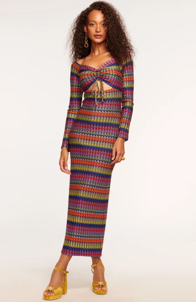 Grace Chevron Dress